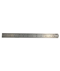 Osmer 30cm/12inch Dual Scale Stainless Steel Ruler