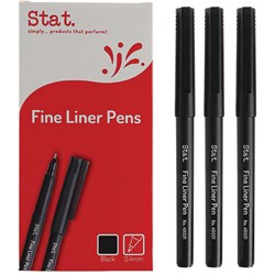Stat Fineliner Pen Fine 0.4mm Black  