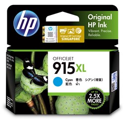 HP #915XL Cyan Ink Cartridges