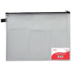 Stat Mesh Case Transparent Mesh 360x270mm Black Zipper 