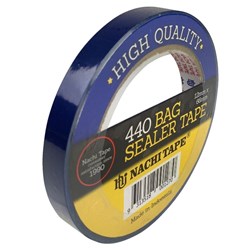 Nachi PVC Bag Sealing Tape 440R 12mm x 66m Blue