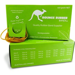 Bounce Rubber Bands Size 14 Box 100gm 