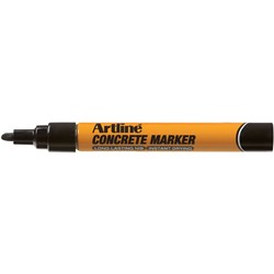 Artline Concrete Permanent Marker Bullet 1.5mm Black 