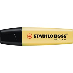 Stabilo Boss Highlighter 2-5mm 70/144 Pastel Milky Yellow