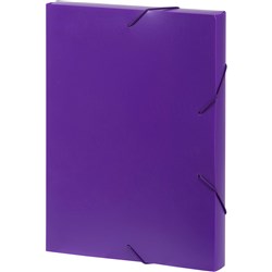 Marbig A4 Purple Document Box