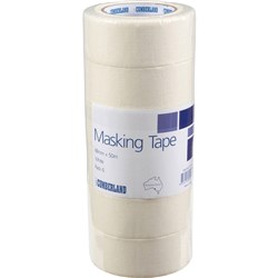 Cumberland Masking Tape 48mm x 50m White Pack Of 6 