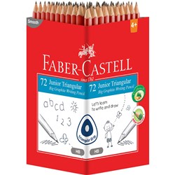 Faber-Castell Junior  Triangular HB Pencils