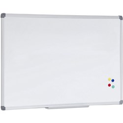 OPW Whiteboard 1200 x 900mm Aluminium Frame  