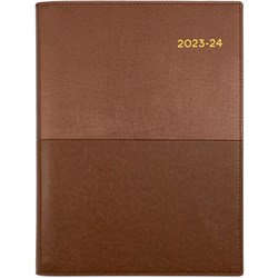 Collins Vanessa Financial Year Diary A5 Day to Page Brown