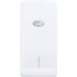 Livi Interleave Toilet Tissue Dispenser White 