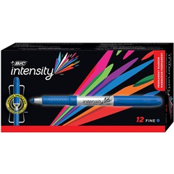 Bic Intensity Permanent Marker Fine Blue  Box 12