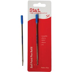 Stat Ballpoint Pen Refill Cross Compatible Medium Blue