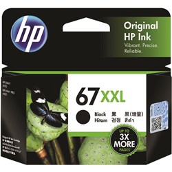 HP 67XXL Black Ink Cartridge 3YM59AA