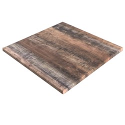 SM France Square Table Top Indoor Outdoor Use 700W x  700mmD Arizona