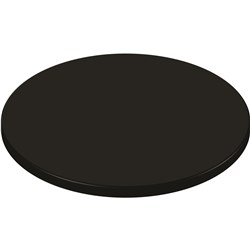 SM France Round Table Top Indoor Outdoor Use 800mm Diameter Black