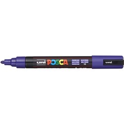 Uni Posca Paint Marker PC-5M  Medium 2.5mm Bullet Tip  Prussian Blue