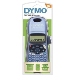 DYMO LT-100H LetraTag Handheld Label Maker With Plastic White And Clear Tapes