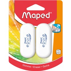 Maped 103700 Epure Eraser Pack 2 Box of 24