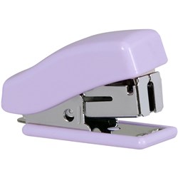 MarbigMini Stapler 10 Sheet Capacity Pastel Purple