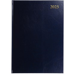Collins Essential Diary A5 Day To Page Blue