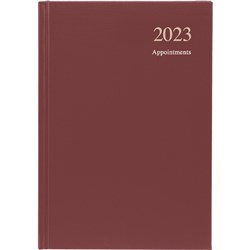 Collins Appointment Diary A5 Day To Page Maroon