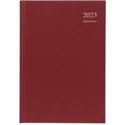 Collins Appointment Diary A4 Day To Page Maroon