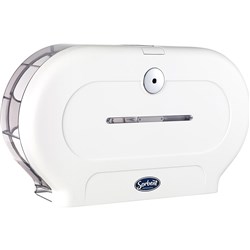 Sorbent Professional Jumbo Toilet Tissue Dispenser Double White