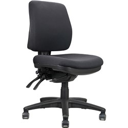 Rapidline Ergo Midi Operator Chair Medium Back Black 