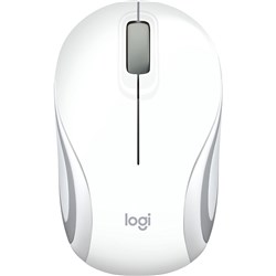 Logitech M187 Mini Wireless Mouse White 