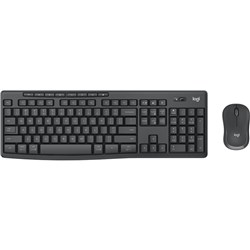 Logitech MK370 Wireless Keyboard and Mouse Combo For Business Graphite