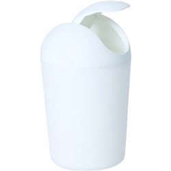 Compass Bullet Bin 8 Litres White 