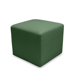 K2 Marbella Cook Junior Square Ottoman Green PU Leather 