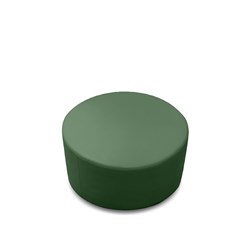 K2 Marbella Flinders Junior Round Ottoman Green PU Leather