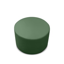 K2 Marbella Flinders Senior Round Ottoman Green PU Leather