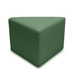 K2 Marbella Tasman Senior Triangle Ottoman Green PU Leather