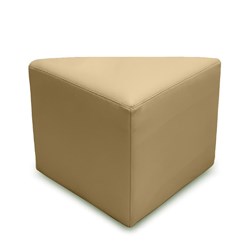 K2 Marbella Tasman Senior Triangle Ottoman Beige PU Leather