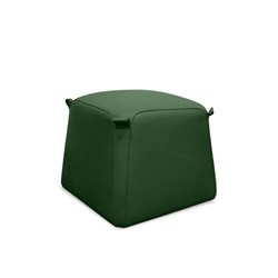 K2 Marbella Bulka Bag Square Ottoman Green PU Leather 