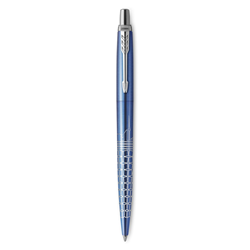PEN PARKER JOTTER GLOBAL ICON BP CHROME COLOUR TRIM SEOUL BLUE