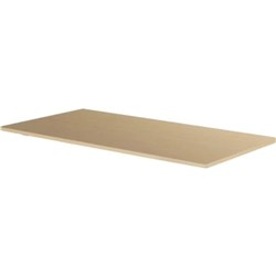 Sylex Rectangle With Scallop Table Top Only 1800W X 750D x 25mmH Snow Maple