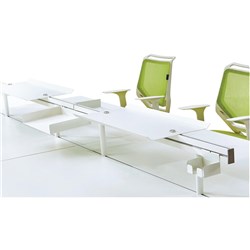 Sylex Fleet Tool Rail 1400W x 435D x 220mmH White 