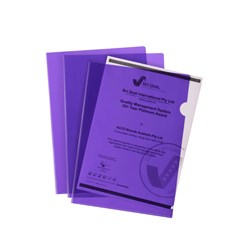 Marbig Ultra Letter File A4 Polypropylene Ultra Purple  Pack Of 10