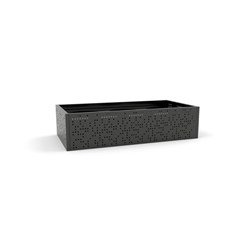 OLG Agile Metal Planter Box 900W x 450D x 220mmH Black 