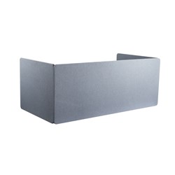 Ergovida Acoustic Two Sided  Screen With Clasps 1500W x  20D x 600mmH Grey