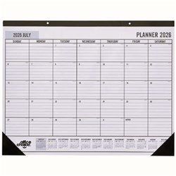 Office Choice Desk Planner 550 x 430mm Month To View White 