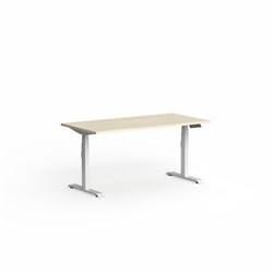 OLG Klass Electric Height Adjustable Desk 1800W x 750D x 620-1270mmH Nordic Maple/White