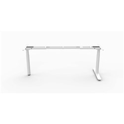 Rapidline Halo+ Executive Workstation Frame Only 1100 - 1800W x 700D x 595-1245mmH Wht