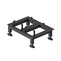 Rapidline Locker Stand 590W x 455D x 150mmH Black 