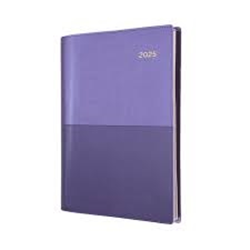 Collins Vanessa 2025 Diary A4 Week To View  - Lilac