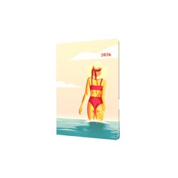 Collins Submerge Diary A5 Week To View Beige 