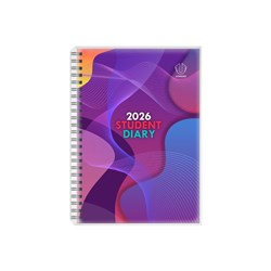 Upward Student Diary B5 Week to View Purple 